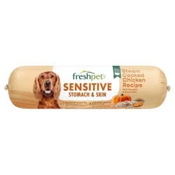 Freshpet Select Roll Sensitive Stomach & Skin Chicken Recipe Refrigerated Wet Dog Food - 1.5lbs