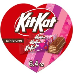 Kit Kat Valentine's Day Milk Chocolate Wafer Candy Miniatures Gift Box - 6.4oz