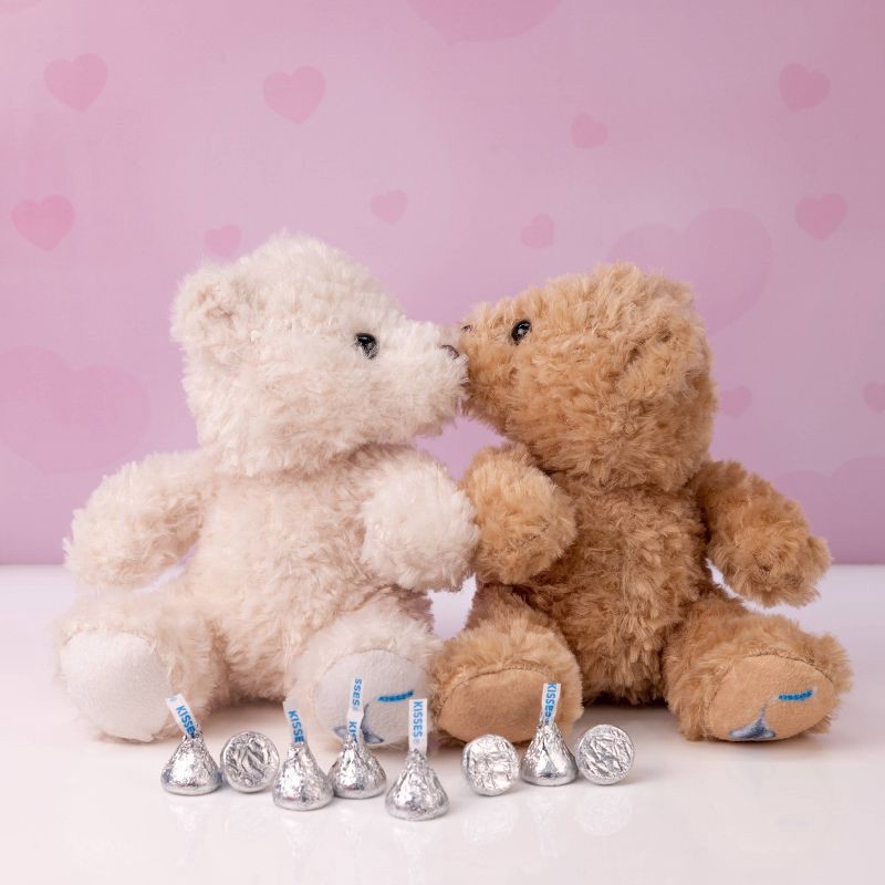 slide 3 of 3, Galerie Hershey's Kisses Valentine's Kissing Bears with Chocolate - 1.2oz, 1.2 oz