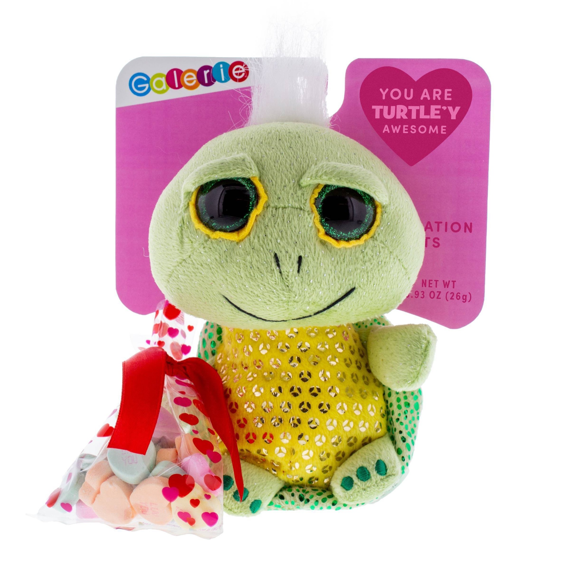 Galerie "You Are 'Turtle'y Awesome Brach's Conversation Hearts Plush Turtle 