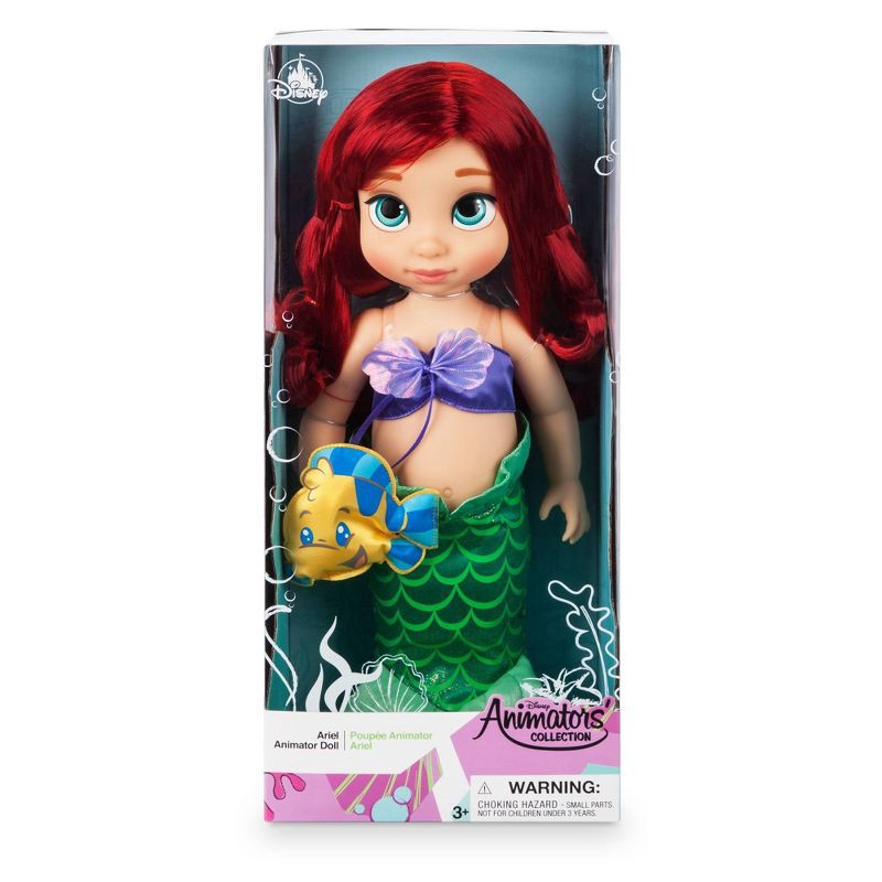 slide 4 of 9, Disney Animators' Collection Little Mermaid Ariel Animator Doll - Disney store, 1 ct