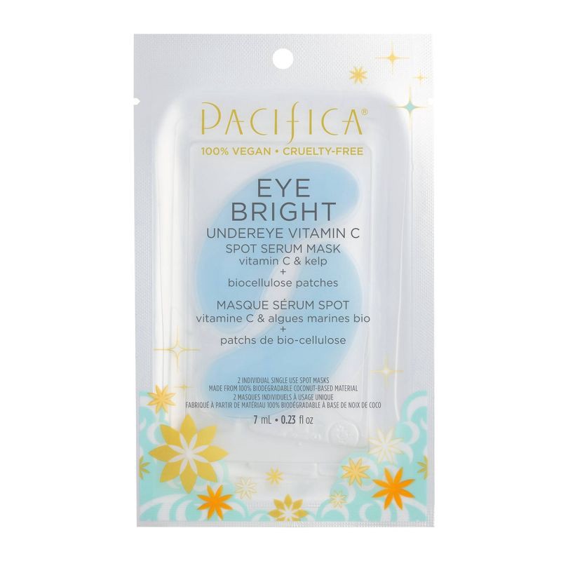 slide 1 of 4, Pacifica Eye Bright Undereye Vitamin C Spot Serum Mask - 0.23 fl oz, 0.23 fl oz