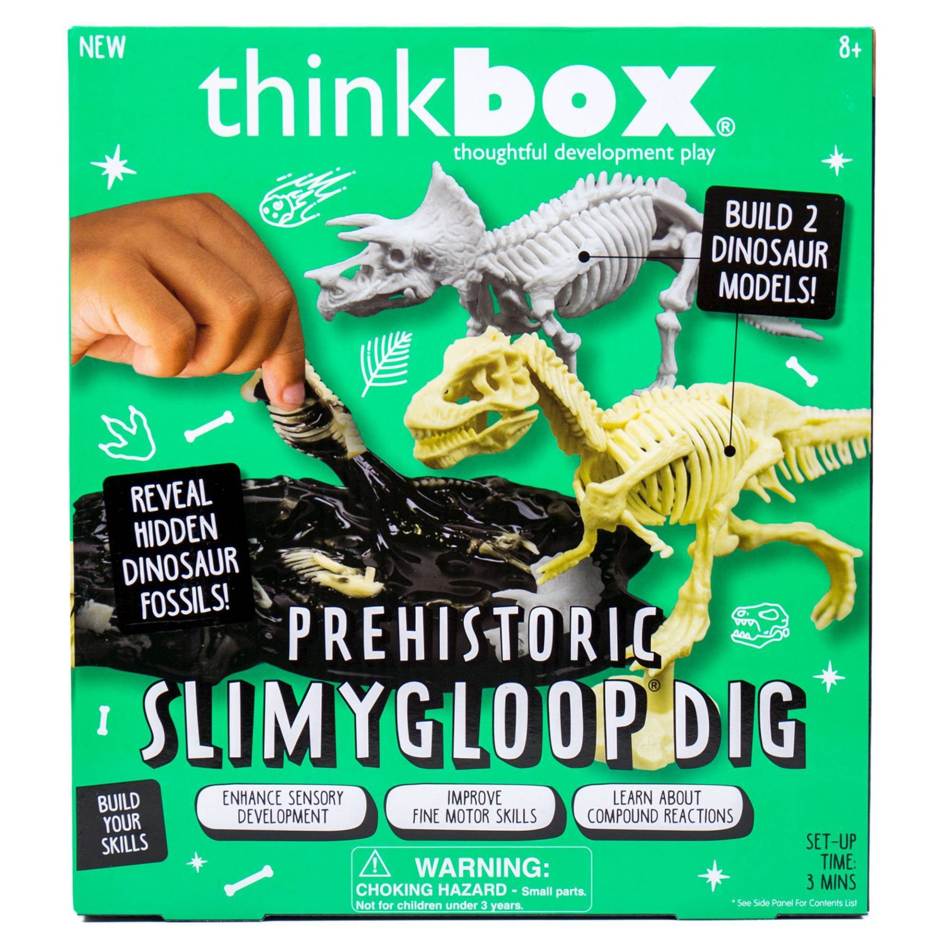 slide 1 of 5, Think Box Thinkbox Prehistoric Slimy Gloop Dig Craft Activity Kit, 34 ct