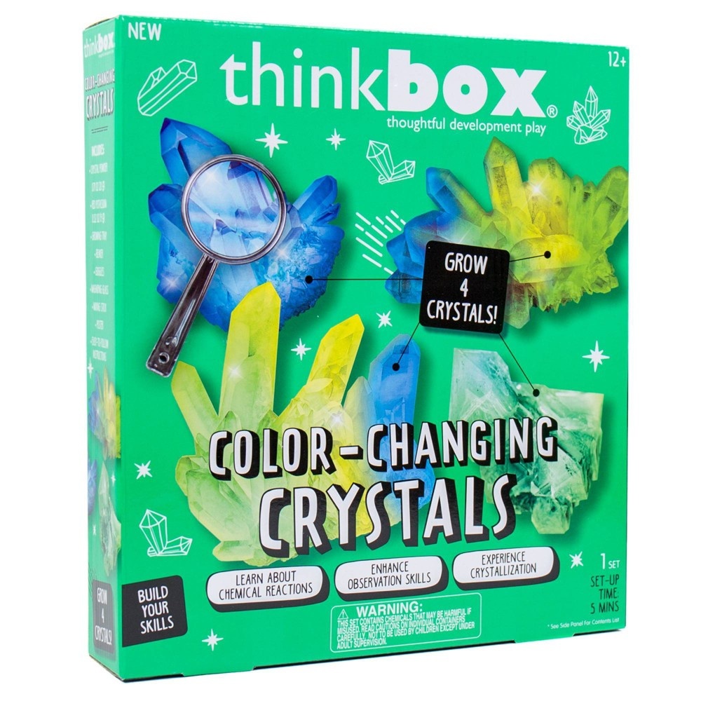 slide 4 of 5, Think Box Thinkbox Color Changing Crystals Craft Activity Kit, 10 ct