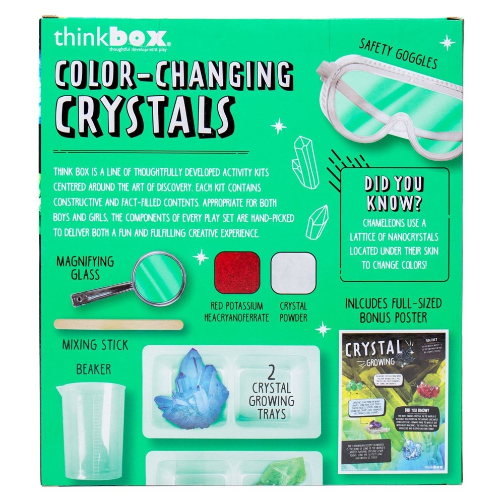 slide 5 of 5, Think Box Thinkbox Color Changing Crystals Craft Activity Kit, 10 ct