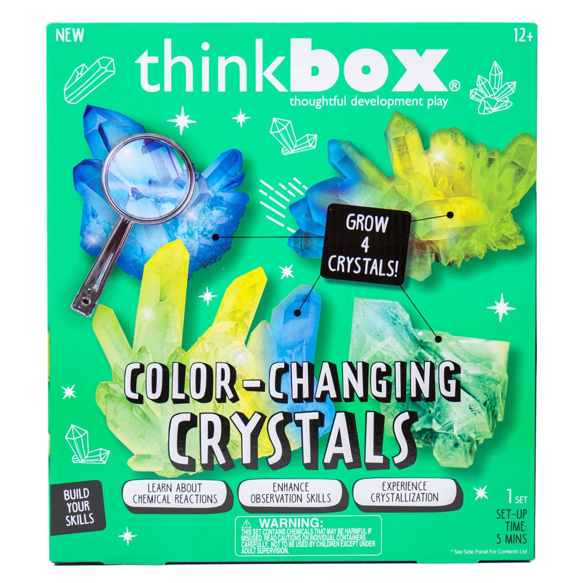 slide 1 of 5, Think Box Thinkbox Color Changing Crystals Craft Activity Kit, 10 ct