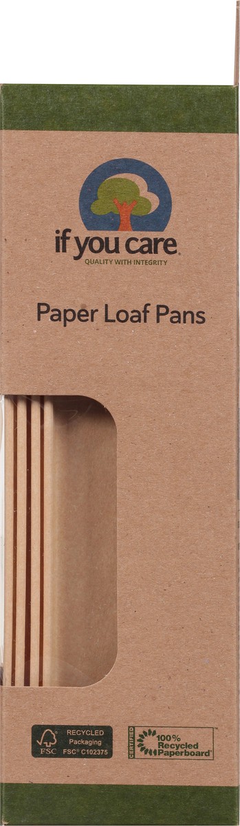 slide 11 of 11, If You Care Paper Loaf Pans 4 Pans 4 ea, 4 ct