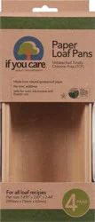 If You Care Paper Loaf Pans - 4 pc