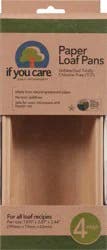 If You Care Paper Loaf Pans - 4 pc