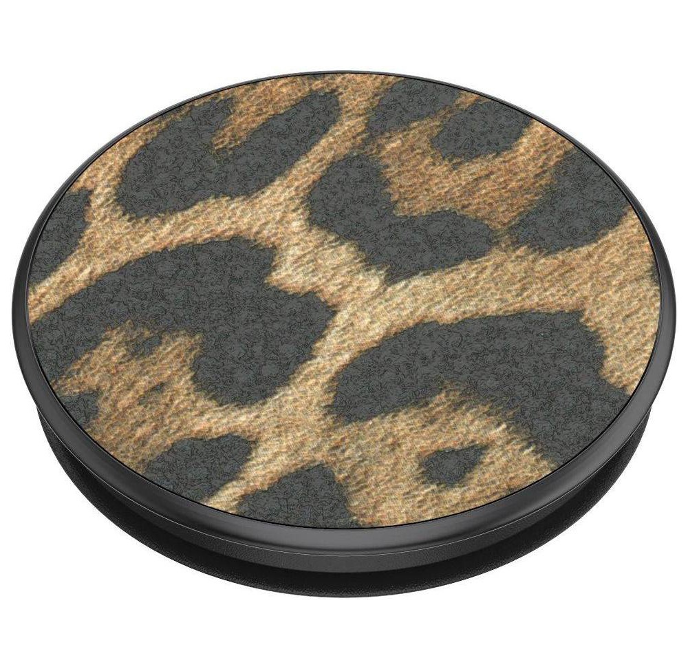slide 2 of 5, PopSockets PopGrip Cell Phone Grip & Stand - Vegan Leather Leopard, 1 ct