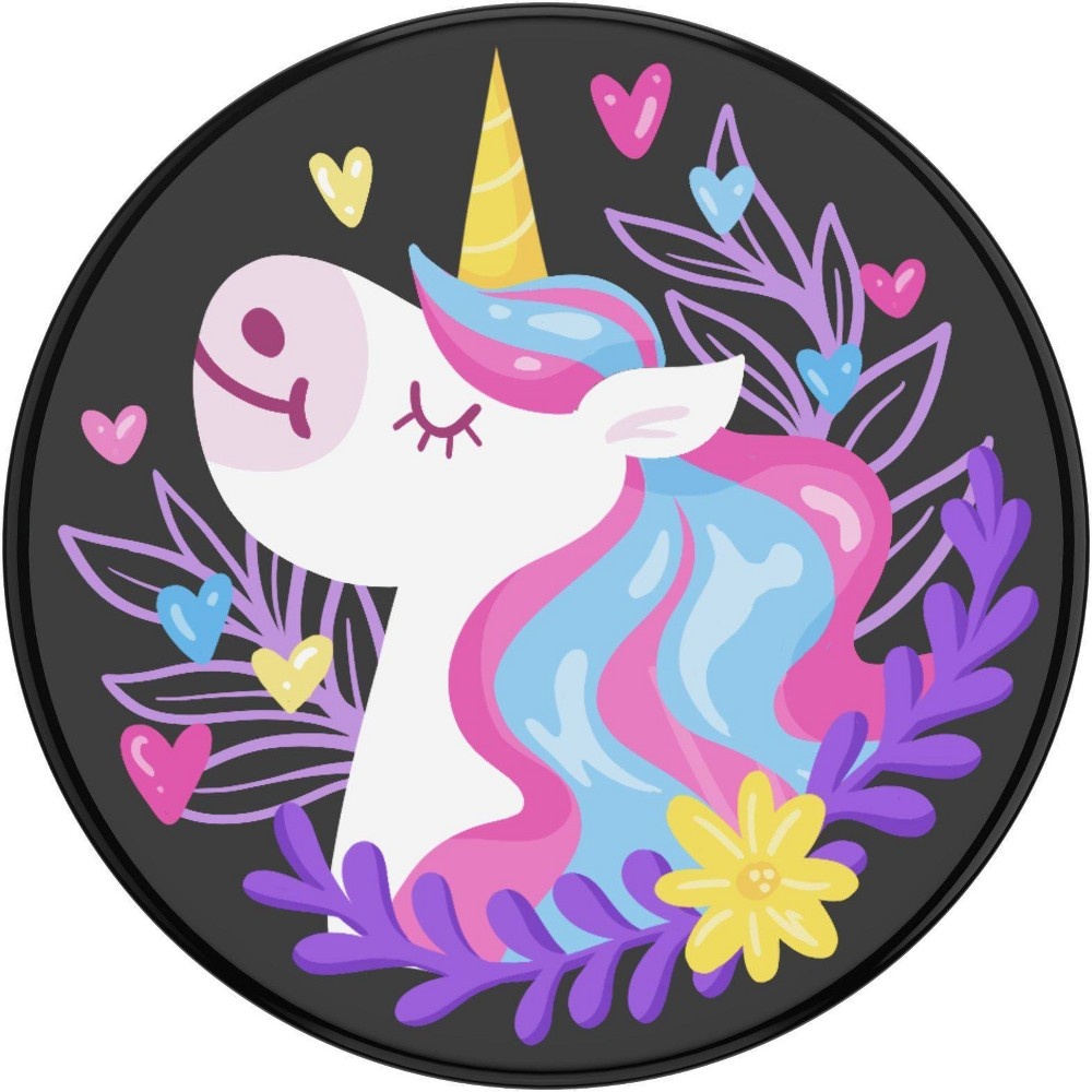 slide 3 of 5, PopSockets PopGrip Cell Phone Grip & Stand - Unicorn Daydreams, 1 ct