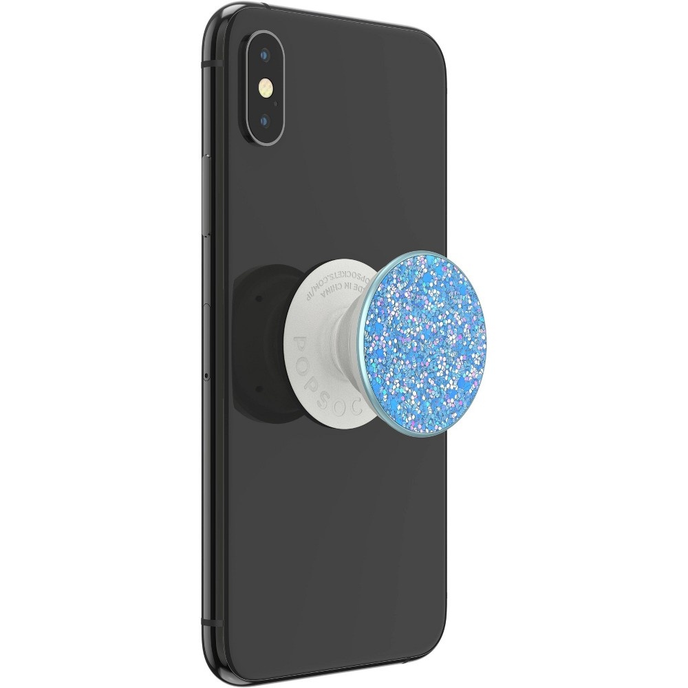 slide 5 of 5, PopSockets PopGrip Cell Phone Grip & Stand - Sparkle Tidal Blue, 1 ct