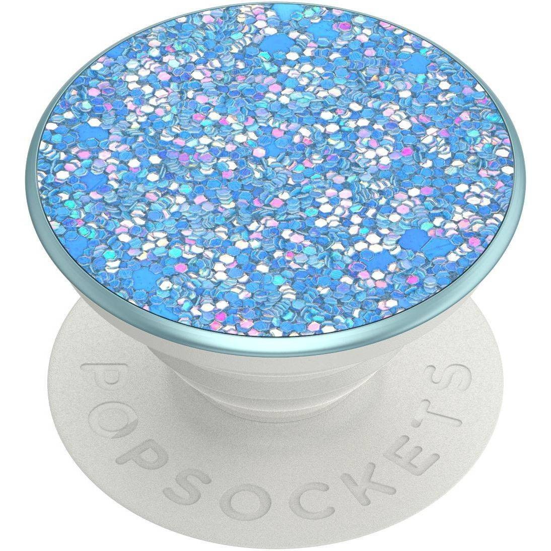 slide 1 of 5, PopSockets PopGrip Cell Phone Grip & Stand - Sparkle Tidal Blue, 1 ct