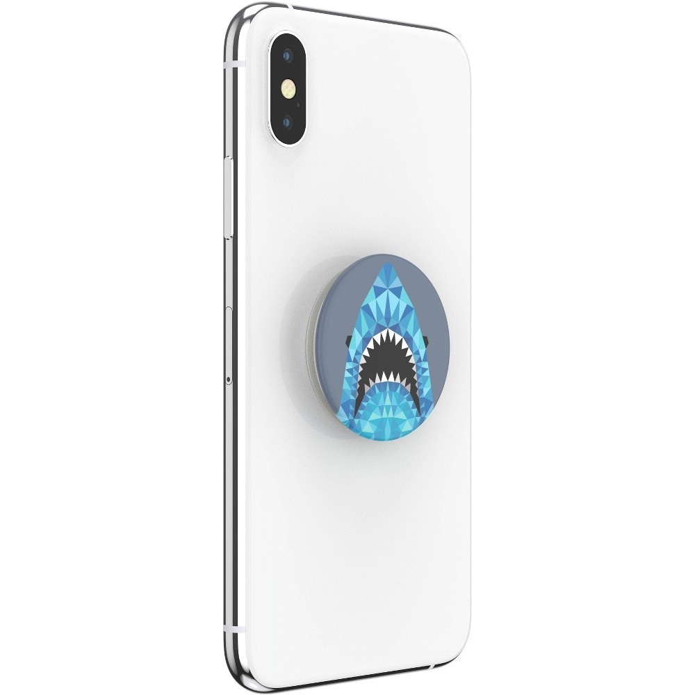 slide 4 of 5, PopSockets PopGrip Cell Phone Grip & Stand - Sharktastic, 1 ct