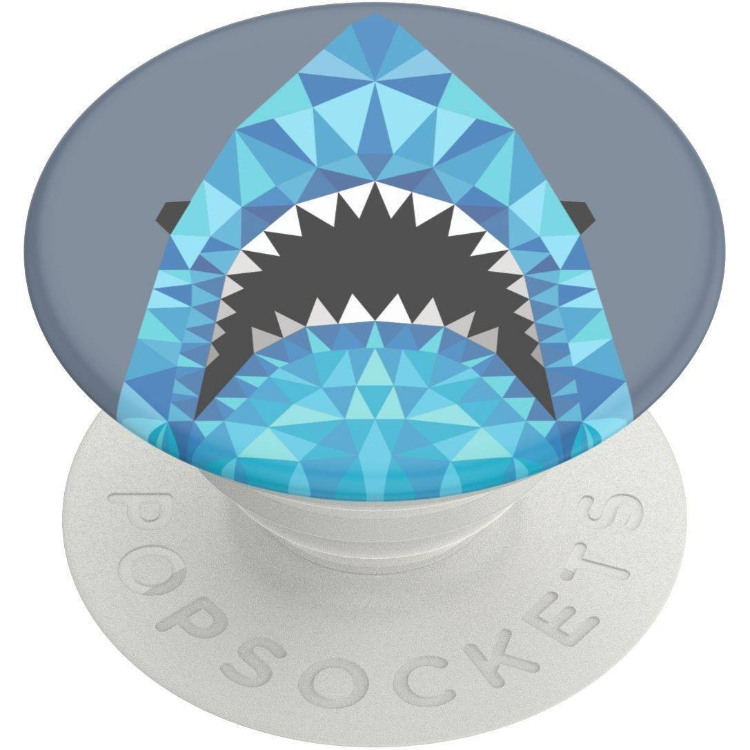 slide 1 of 5, PopSockets PopGrip Cell Phone Grip & Stand - Sharktastic, 1 ct