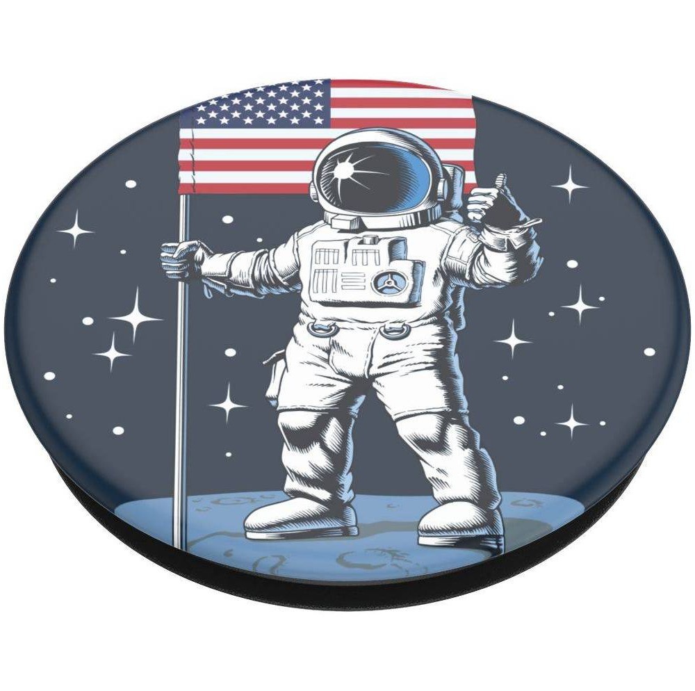 slide 2 of 5, PopSockets PopGrip Cell Phone Grip & Stand - Man on the Moon, 1 ct