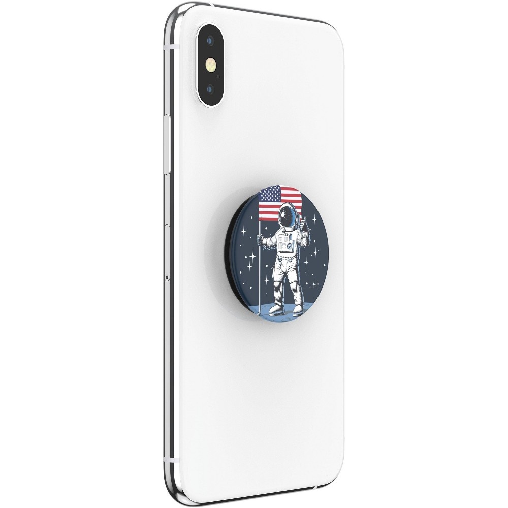 slide 4 of 5, PopSockets PopGrip Cell Phone Grip & Stand - Man on the Moon, 1 ct