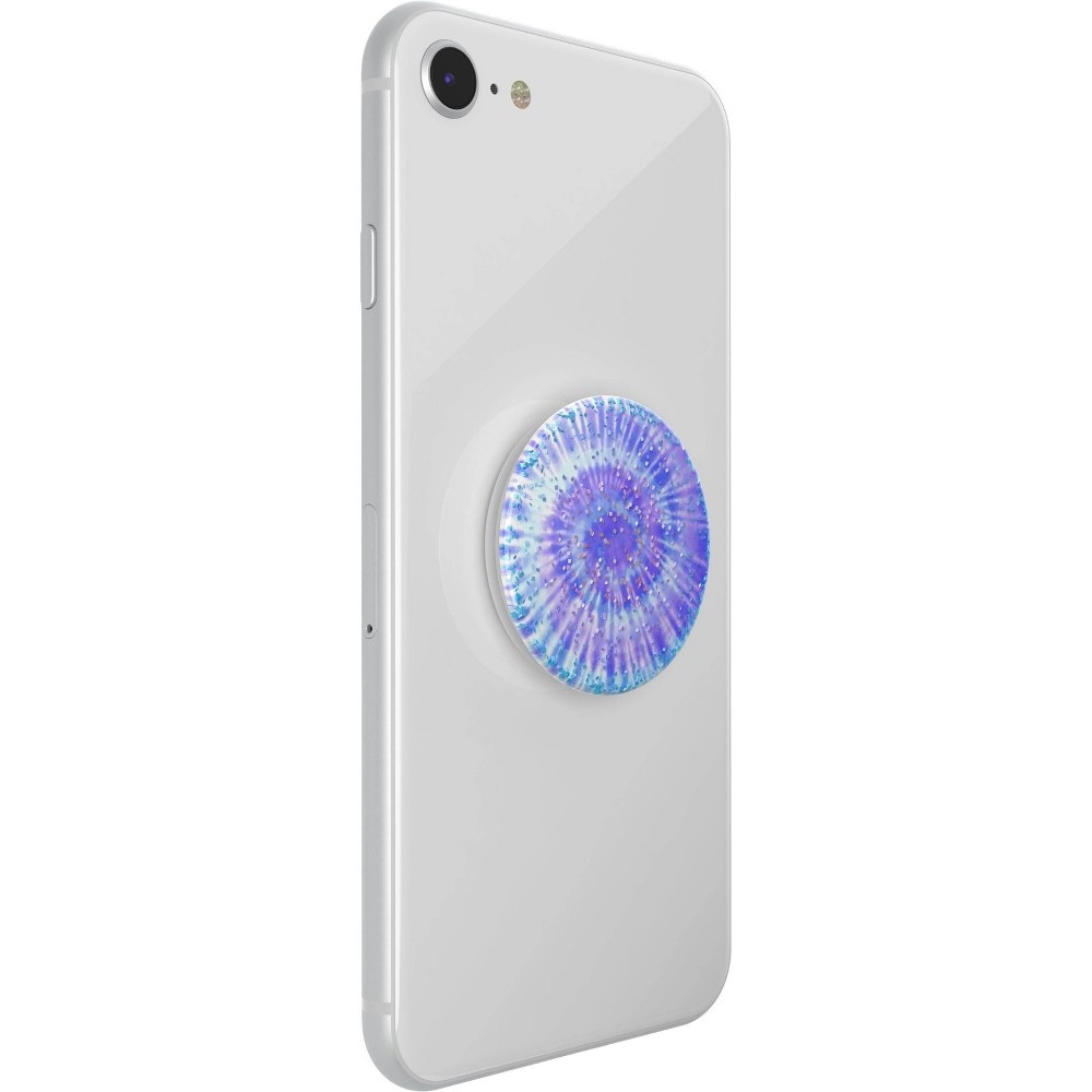 slide 4 of 5, PopSockets PopGrip Cell Phone Grip & Stand - Glitter Twisted Tie-dye, 1 ct