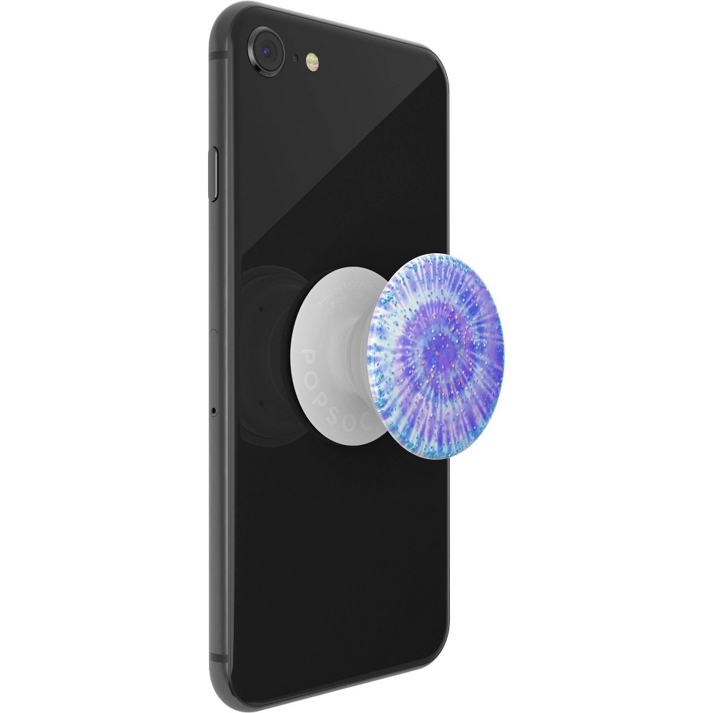 slide 5 of 5, PopSockets PopGrip Cell Phone Grip & Stand - Glitter Twisted Tie-dye, 1 ct