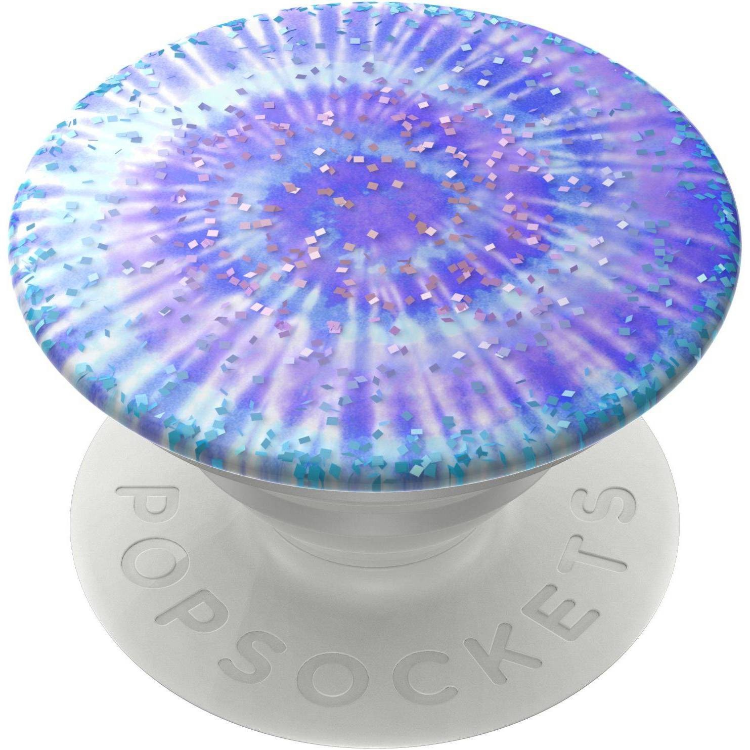 slide 1 of 5, PopSockets PopGrip Cell Phone Grip & Stand - Glitter Twisted Tie-dye, 1 ct