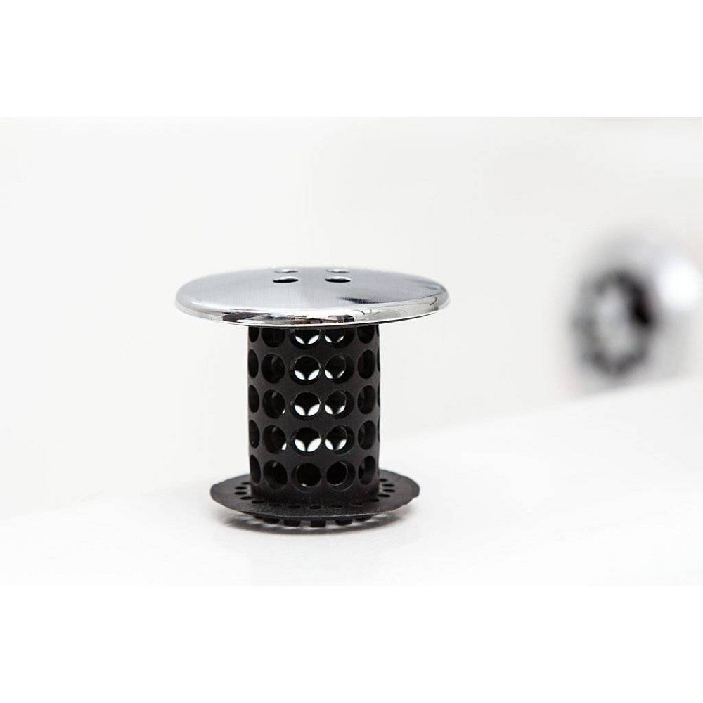 slide 5 of 5, As Seen on TV TubShroom Drain Protector Black, 1 ct