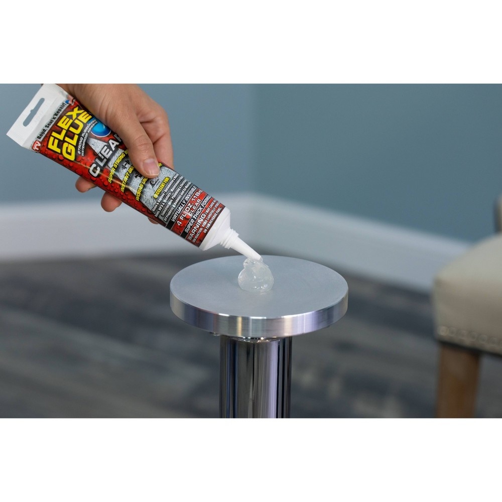 slide 3 of 5, As Seen on TV Flex Glue Tube Clear, 4 oz