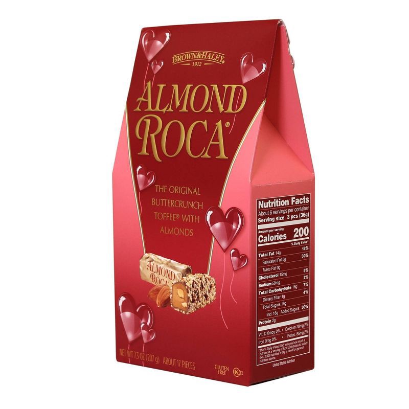 slide 3 of 3, Almond Roca Valentine's Day Buttercrunch Toffee with Almonds - 7.3oz, 7.3 oz