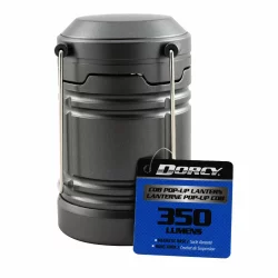 Dorcy Cob Pop-Up 350 Lumen Lantern - Gray
