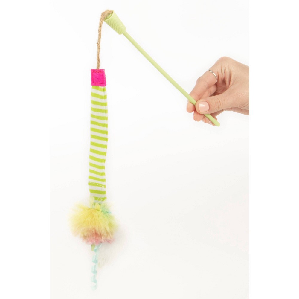 slide 6 of 6, SmartyKat Silly Swinger Cat Toy Wand, 1 ct