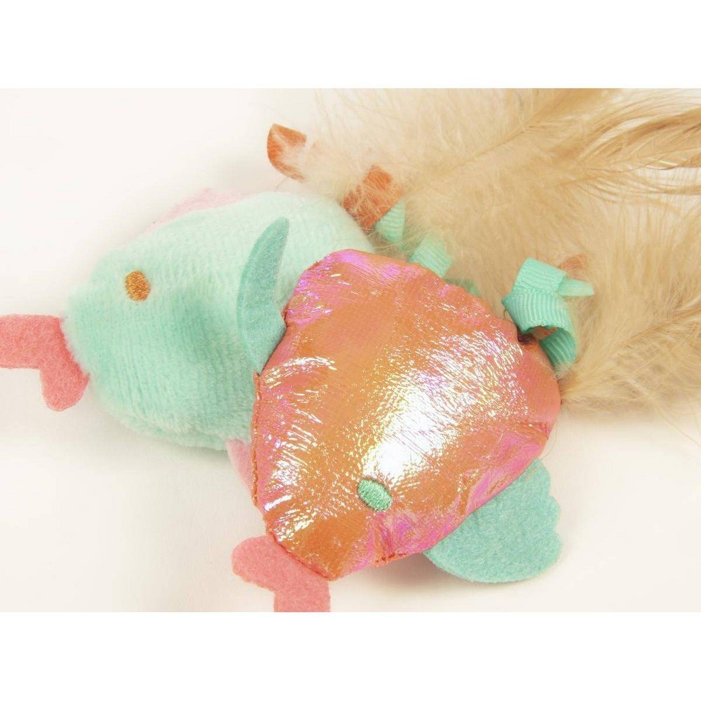 slide 3 of 7, SmartyKat Silly Swimmers Catnip Cat Toy - Set of 2, 1 ct