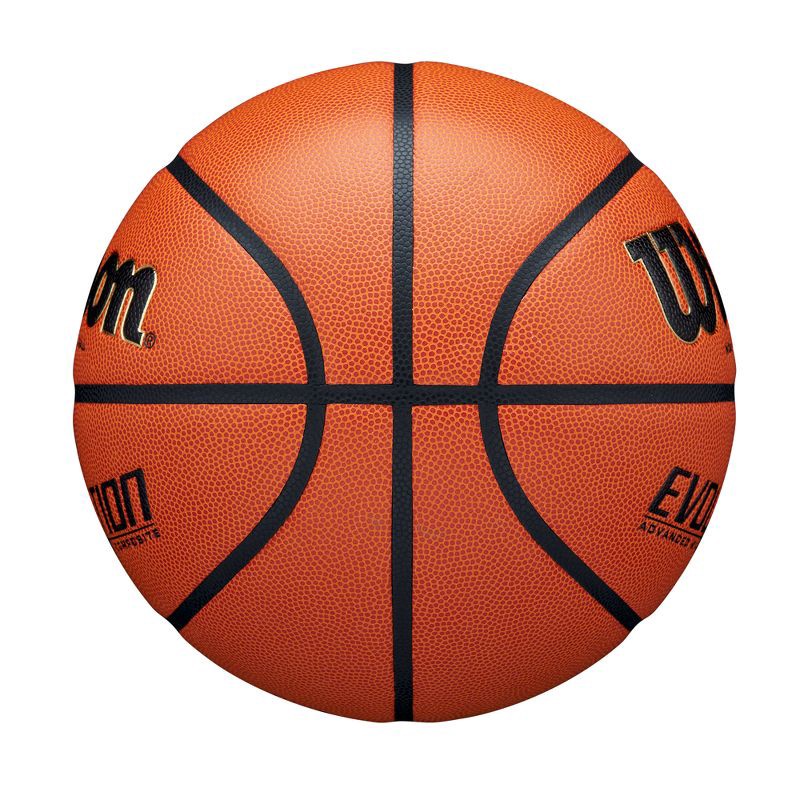 slide 3 of 7, Wilson 29.5" Evolution Basketball: Composite Leather, Indoor/Outdoor Use, 1 ct