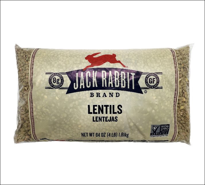 slide 1 of 1, Jack Rabbit Lentils, 64 oz