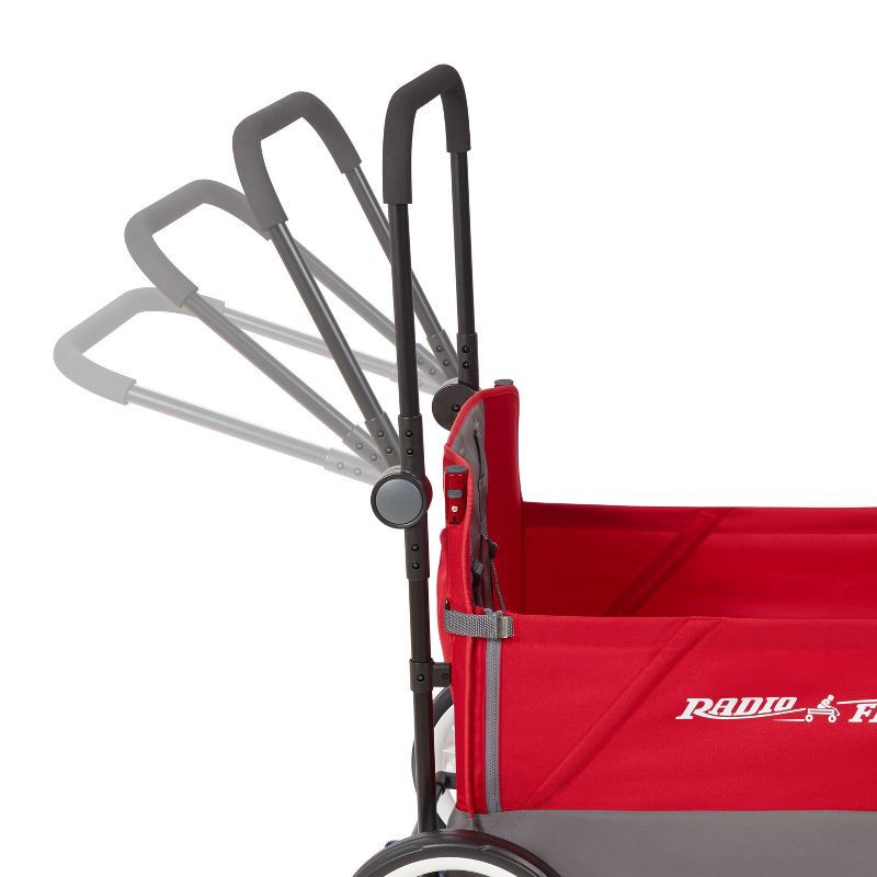 slide 12 of 18, Radio Flyer Convertible Kid & Cargo Stroller Wagon with Canopy: Steel & Plastic Frame, 1 ct