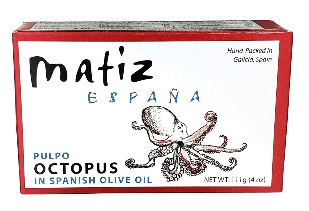 slide 1 of 1, Matiz Gallego Octopus In Olive Oil, 4 oz