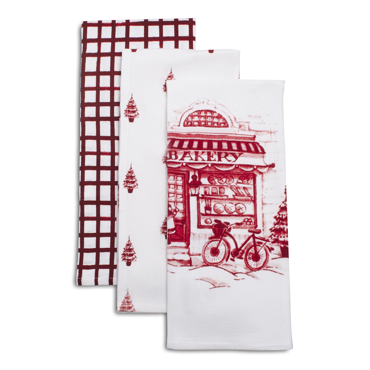 slide 1 of 1, Sur La Table Flour Sack Kitchen Towels, Bakery, 3 ct