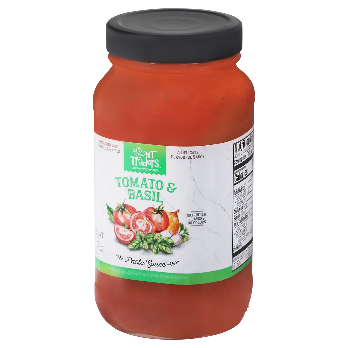 slide 3 of 9, Harris Teeter Tomato Basil Pasta Sauce, 1 ct