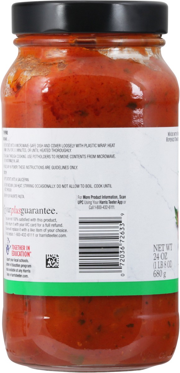 slide 5 of 9, Harris Teeter Tomato Basil Pasta Sauce, 1 ct