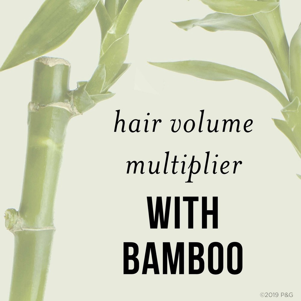 slide 6 of 7, Pantene Silicone Free Bamboo Shampoo and Conditioner Dual Pack, Nutrient Blends - 17.6 fl oz, 17.6 fl oz