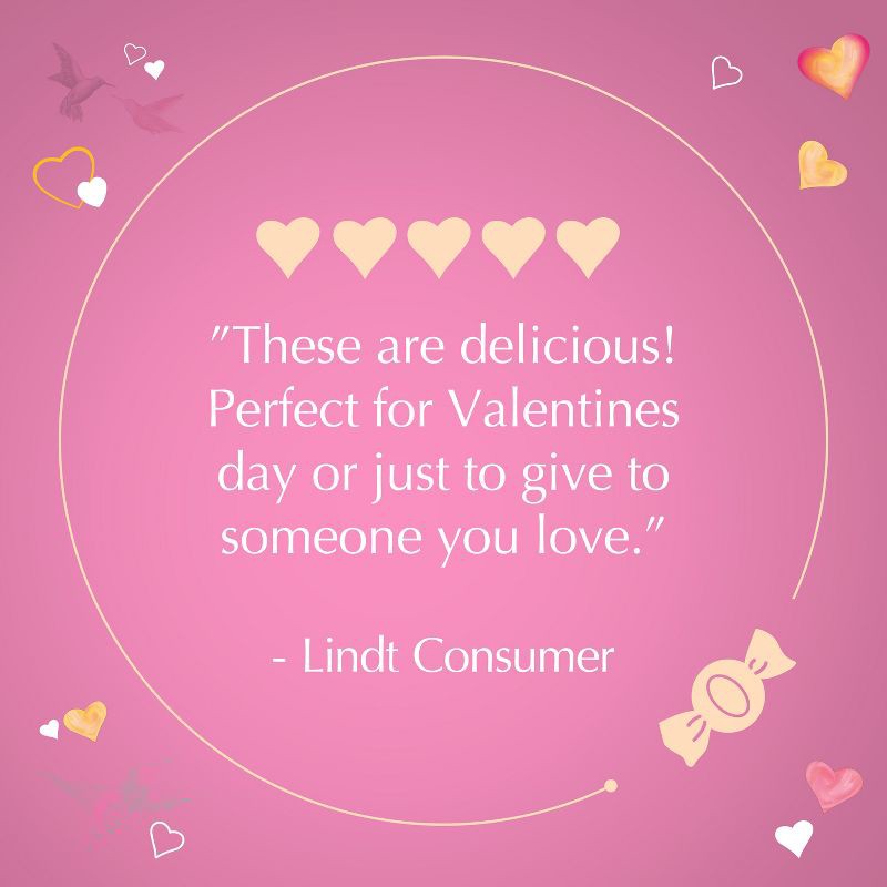 slide 7 of 8, Lindt Lindor Valentine's Strawberries and Cream White Chocolate Truffles - 6.8oz, 6.8 oz