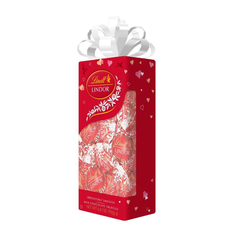 slide 3 of 5, Lindt Lindor Valentine's Milk Chocolate Truffles - 6.8oz, 6.8 oz