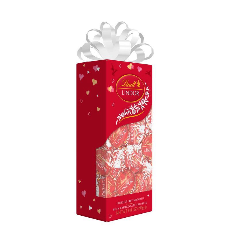 slide 4 of 5, Lindt Lindor Valentine's Milk Chocolate Truffles - 6.8oz, 6.8 oz