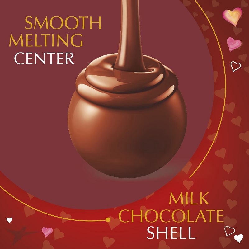 slide 4 of 8, Lindt Lindor Valentine's Milk Chocolate Truffles - 6.8oz, 6.8 oz