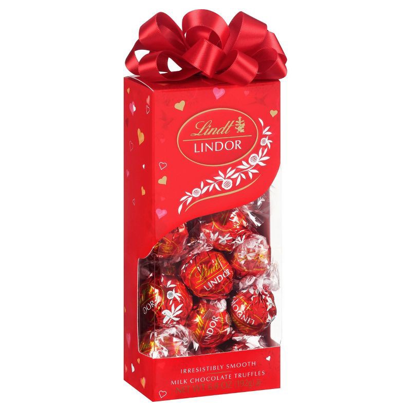 slide 2 of 5, Lindt Lindor Valentine's Milk Chocolate Truffles - 6.8oz, 6.8 oz