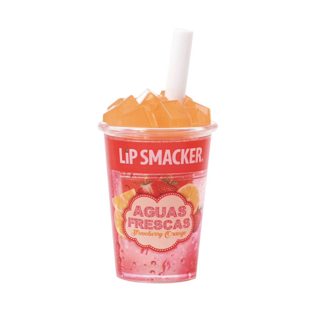 slide 2 of 3, Lip Smacker Aguas Frescas Lip Balm - Strawberry Orange - 0.26oz, 0.26 oz