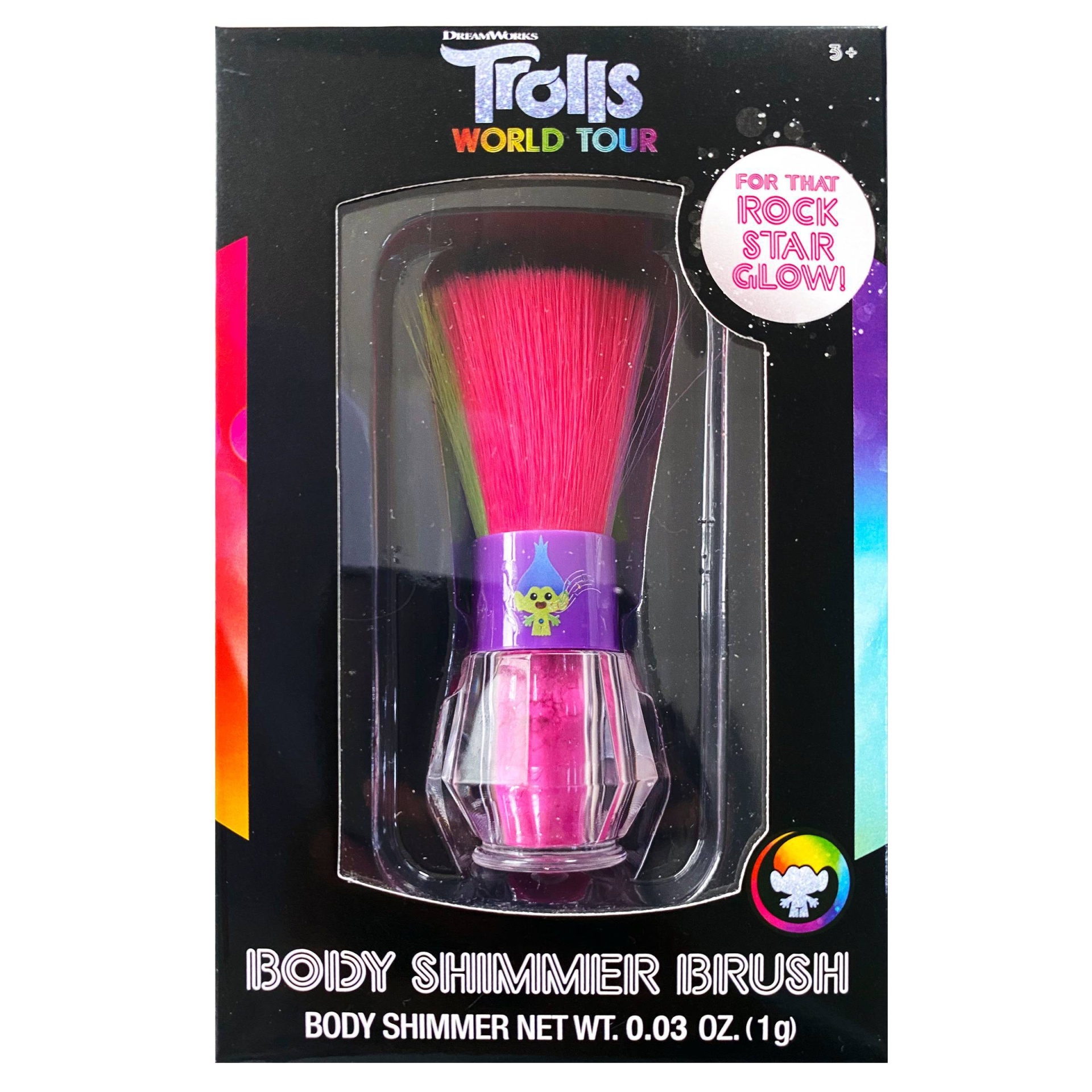 slide 1 of 1, Trolls Body Shimmer Brush, 5 oz