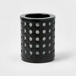 5.7" x 4.5" Bamboo Lattice Pattern Electric Scent Warmer Black - Threshold™