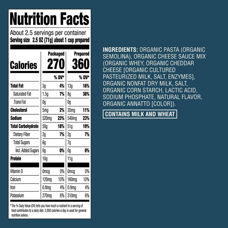 slide 4 of 4, Organic Elbow & Cheddar Macaroni Cheese - 6oz - Good & Gather™, 6 oz