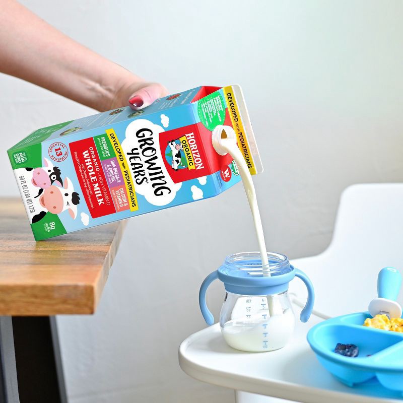 slide 12 of 16, Horizon Organic Growing Years Whole DHA Omega-3 Milk - 59 fl oz, 59 fl oz