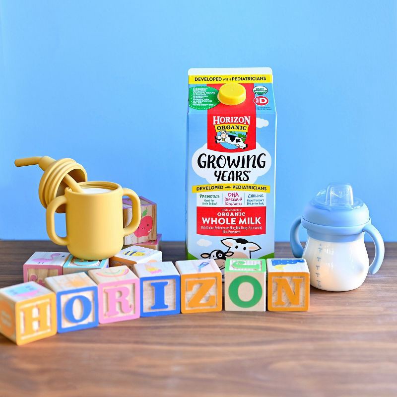 slide 9 of 16, Horizon Organic Growing Years Whole DHA Omega-3 Milk - 59 fl oz, 59 fl oz