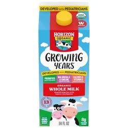 Horizon Organic Growing Years for Kids Whole Milk - 59 fl oz